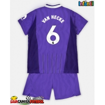 Camisa de Futebol Tottenham Hotspur Jan Paul van Hecke #6 Equipamento Alternativo Infantil 2026-27 Manga Curta (+ Calças curtas)